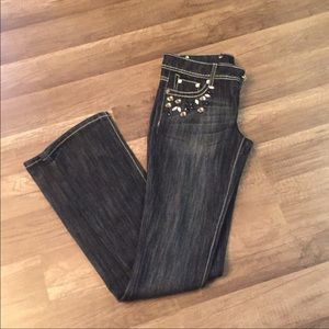 NWT Rue 21 Premier Embellished Jeans 0R